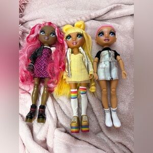 Rainbow high lot 3 dolls lot 5